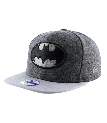 New Era Kids wool hero snap batman graphite cap New Era Kids wool hero snap batman graphite cap